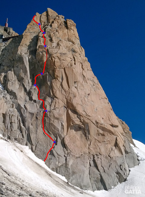Aiguille du Midi – La Dame du Lac (© P. Gatta)