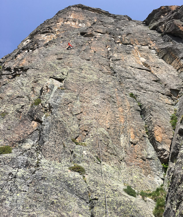 The beautiful 5th pitch of A Bigger Bang (© M. Baduel)