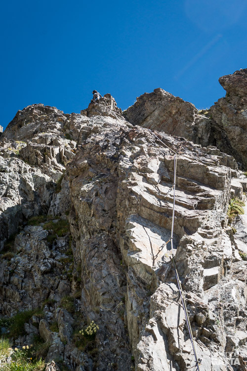 Ravanel route: pitch #3, 5c (© A. Gatta)