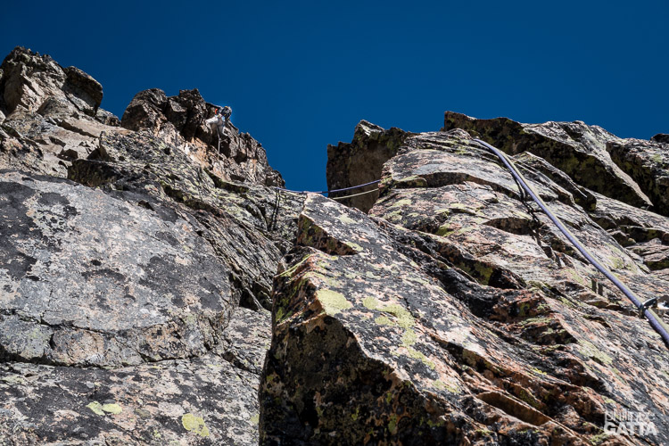 Ravanel route: pitch #7, 5c (© A. Gatta)