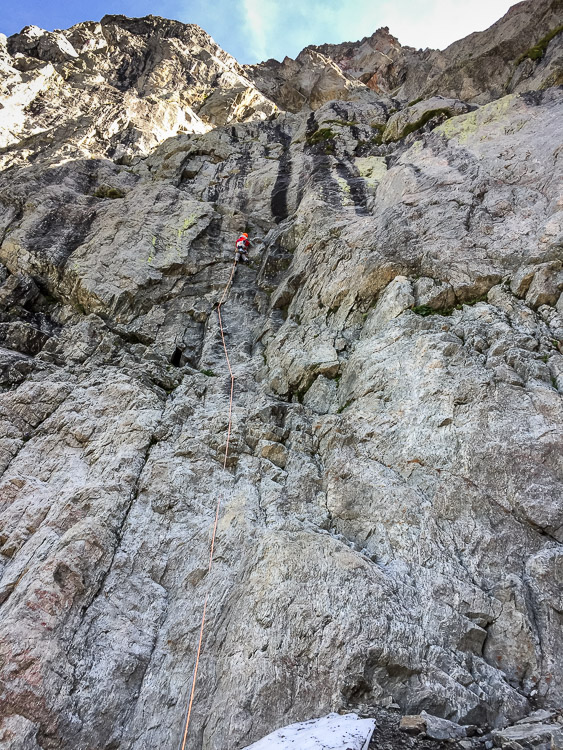 Voie des Français: pitch #1 & 2 (© P. Jouany)