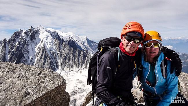 Summit of Aiguille du Chardonnet (© P. Gatta)