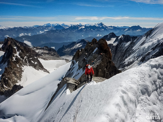 Aiguille du Chardonnet, Arête Forbes (© P. Gabarrou)