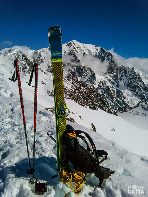 Mont Blanc from Dômes de Miage (© P. Gatta)