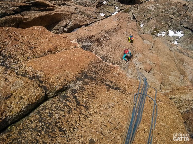 Voyage en Pierre Sainte: pitch #4 from above (© P. Gatta)