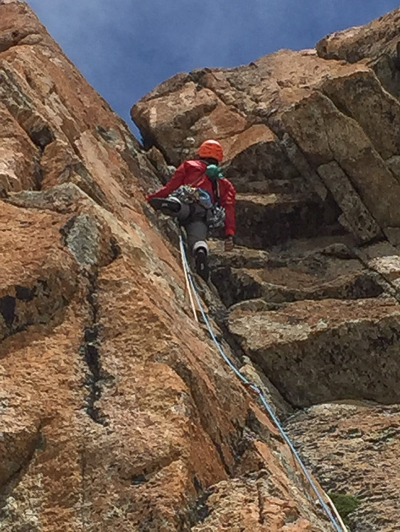 Minaret: pitch #4 of Versant Satanique (© P. Jouany)