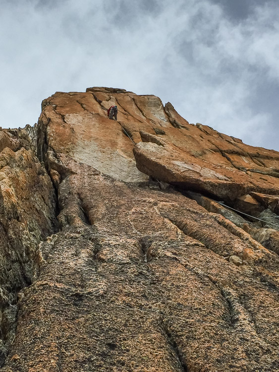 Minaret: pitch #5 of Versant Satanique (© P. Jouany)