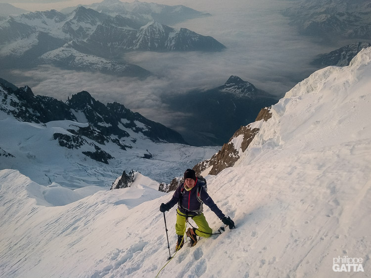 Mont Blanc: Mur de la Côte (© P. Gatta)