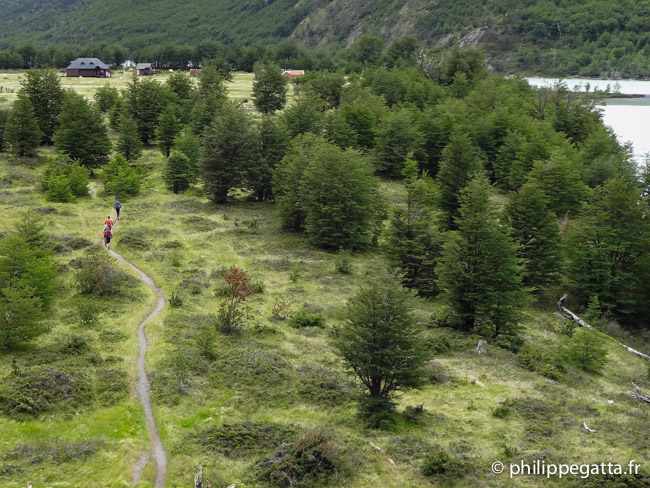Arriving to Dickson hut (© P. Gatta)