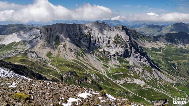 Aiguille de la Pennaz seen from Tête des Fours (© P. Gatta)