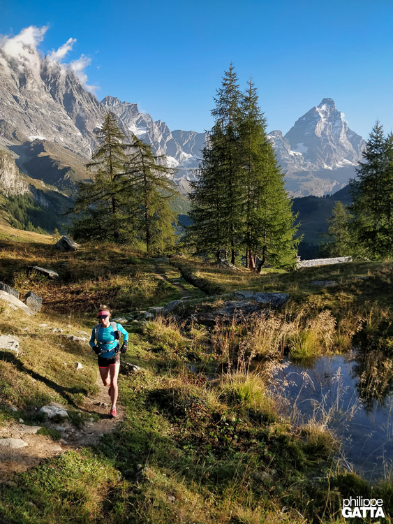 Tza Grillon, above Perrerès - Cervinia (© P. Gatta)