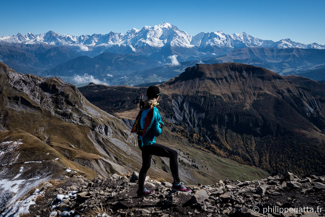 Mont Blanc Massif from the Passage du Père (© P. Gatta)