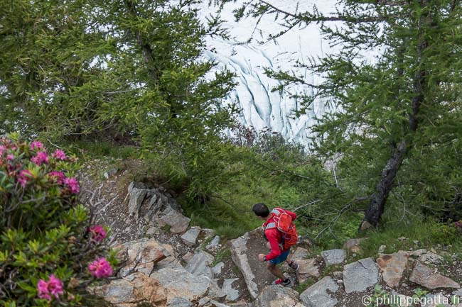 Philippe close to Chalet des Pyramides (© A. Gatta)