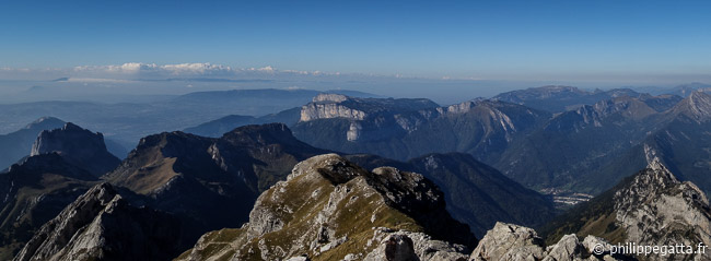 View from the top of La Tournette (© P. Gatta)