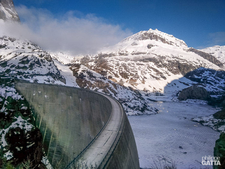 Barrage d'Emosson (Dam) - Pointe de la Terrasse (© P. Gatta)