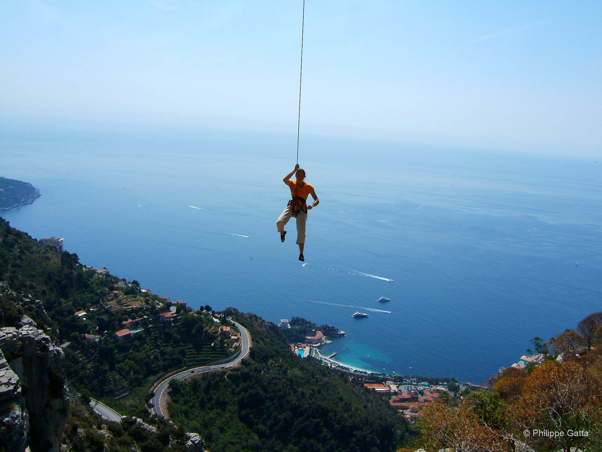 Climbing on the French Riviera, France