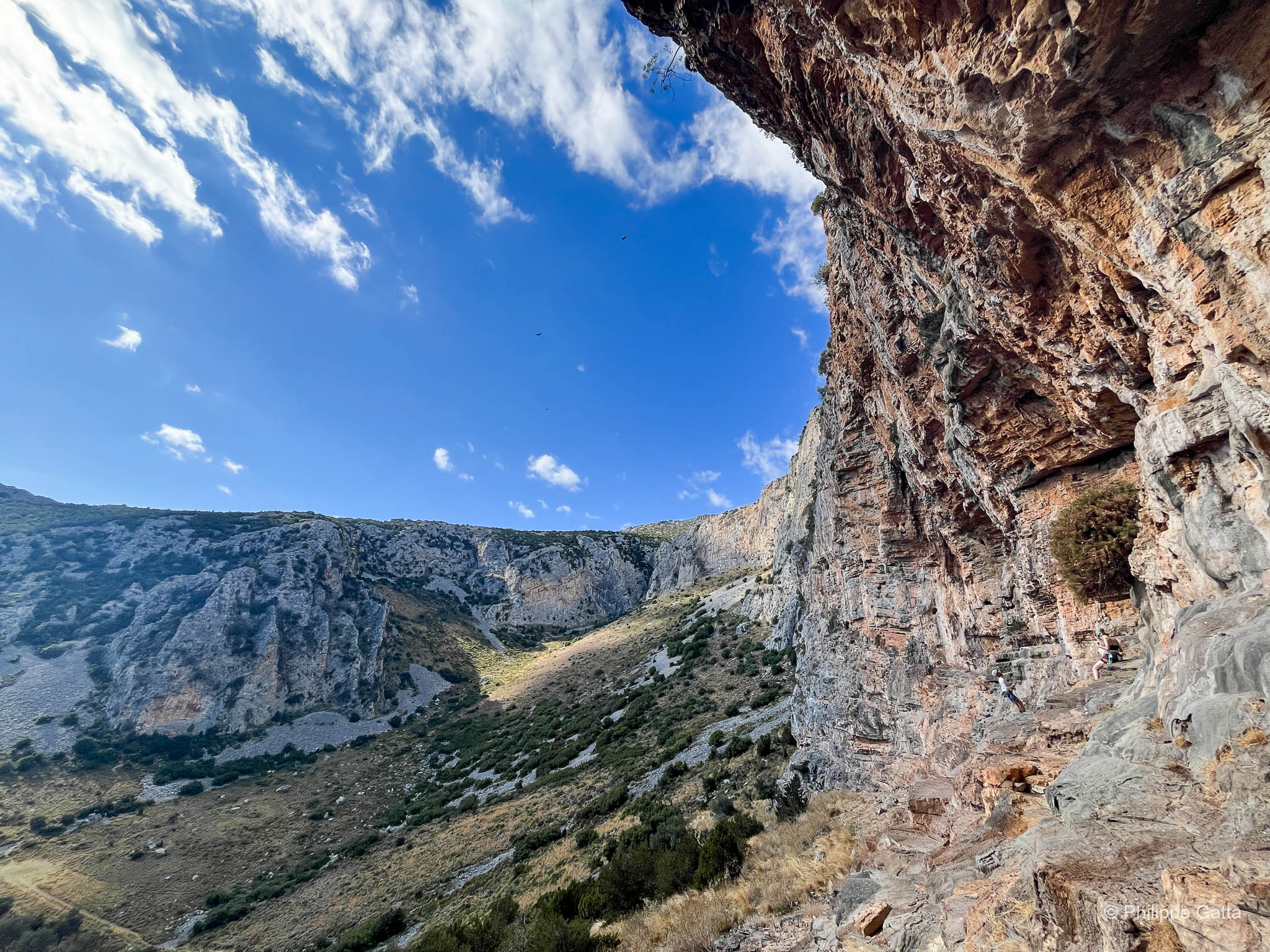 Climbing in Manikia, Greece
